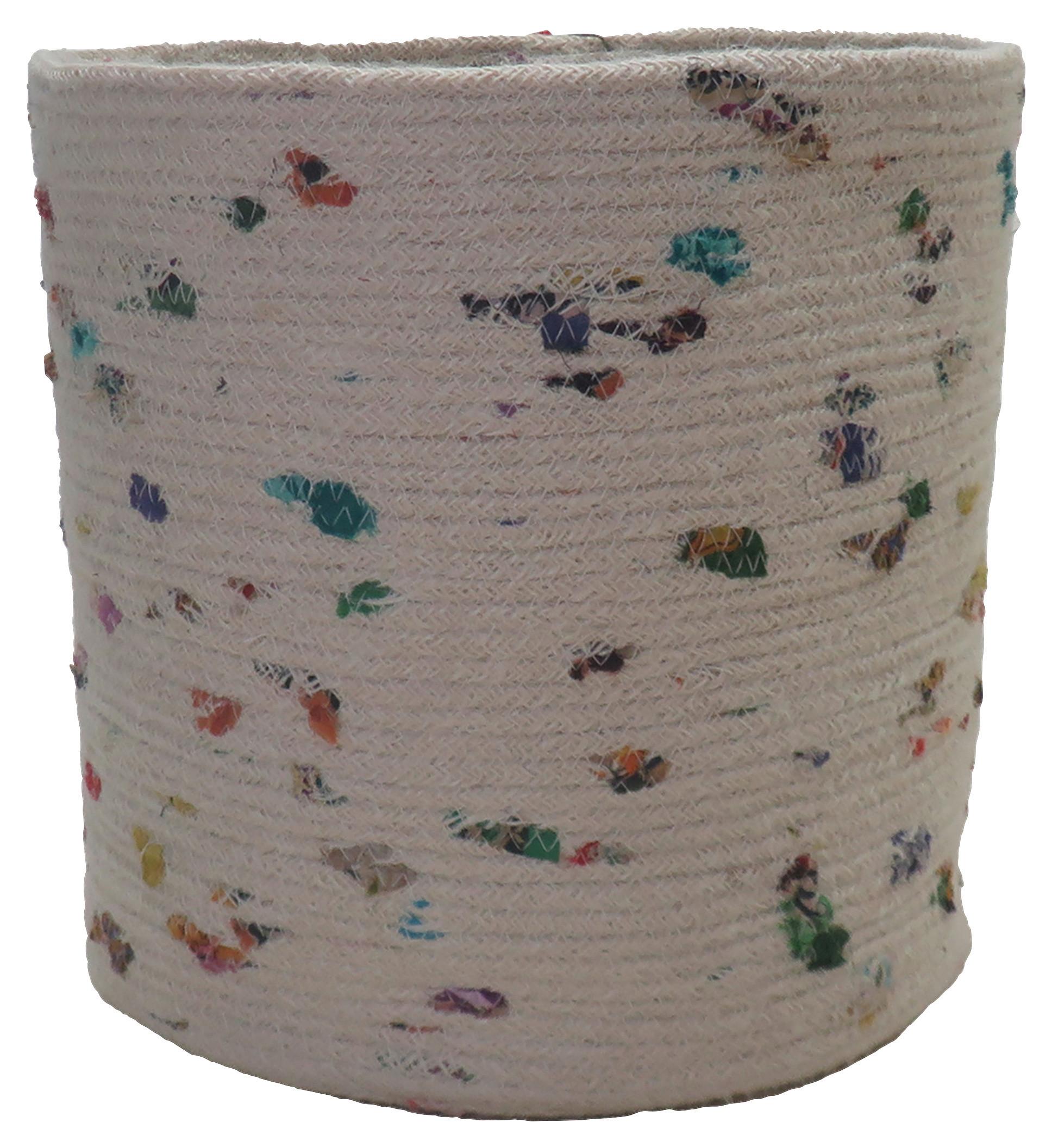 Kosár Josef - natúr színű, Konventionell, természetes anyagok (30/30cm) - Luca Bessoni