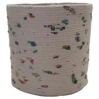 Kosár Josef - natúr színű, Konventionell, természetes anyagok (30/30cm) - Luca Bessoni