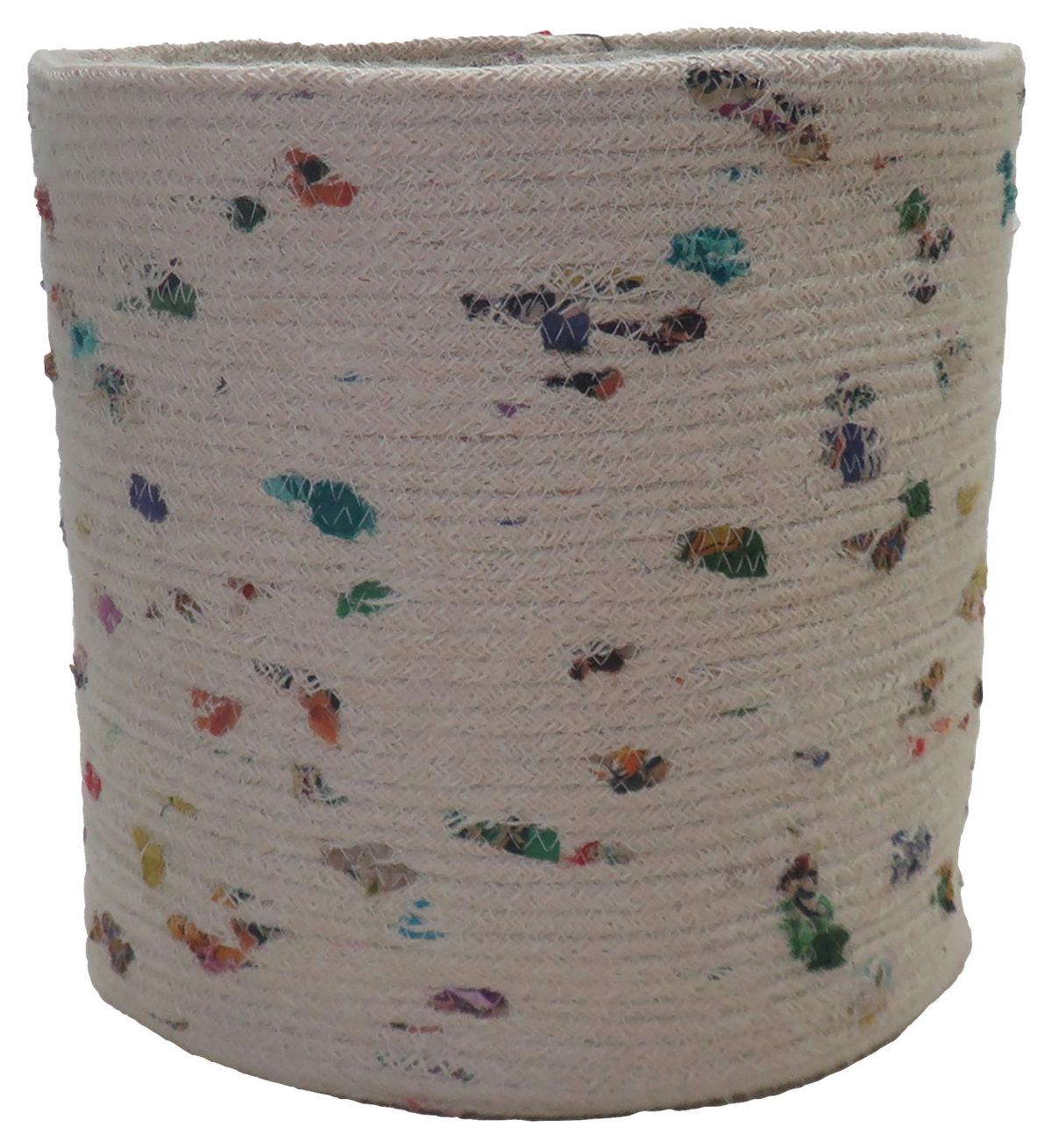 Kosár Josef - natúr színű, Konventionell, természetes anyagok (30/30cm) - Luca Bessoni