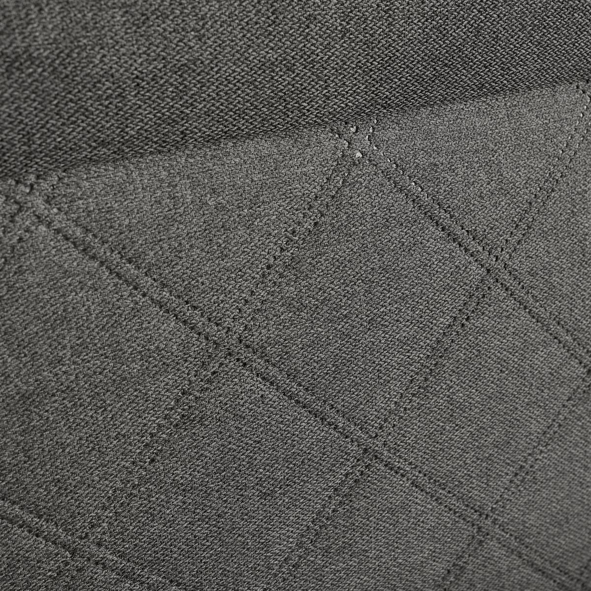 Boxspring posteľ s topperom Rosa 140x200 cm, tmavosivá - čierna/sivá, Modern, drevo/kompozitné drevo (140/200cm) - Bessagi Home