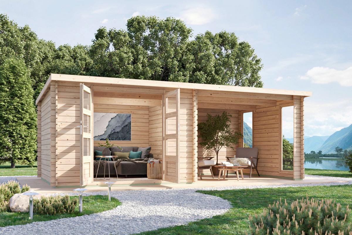 Gartenhaus Tara 40033 Tara - Fichtefarben, Basics, Holz (560/203/297cm)