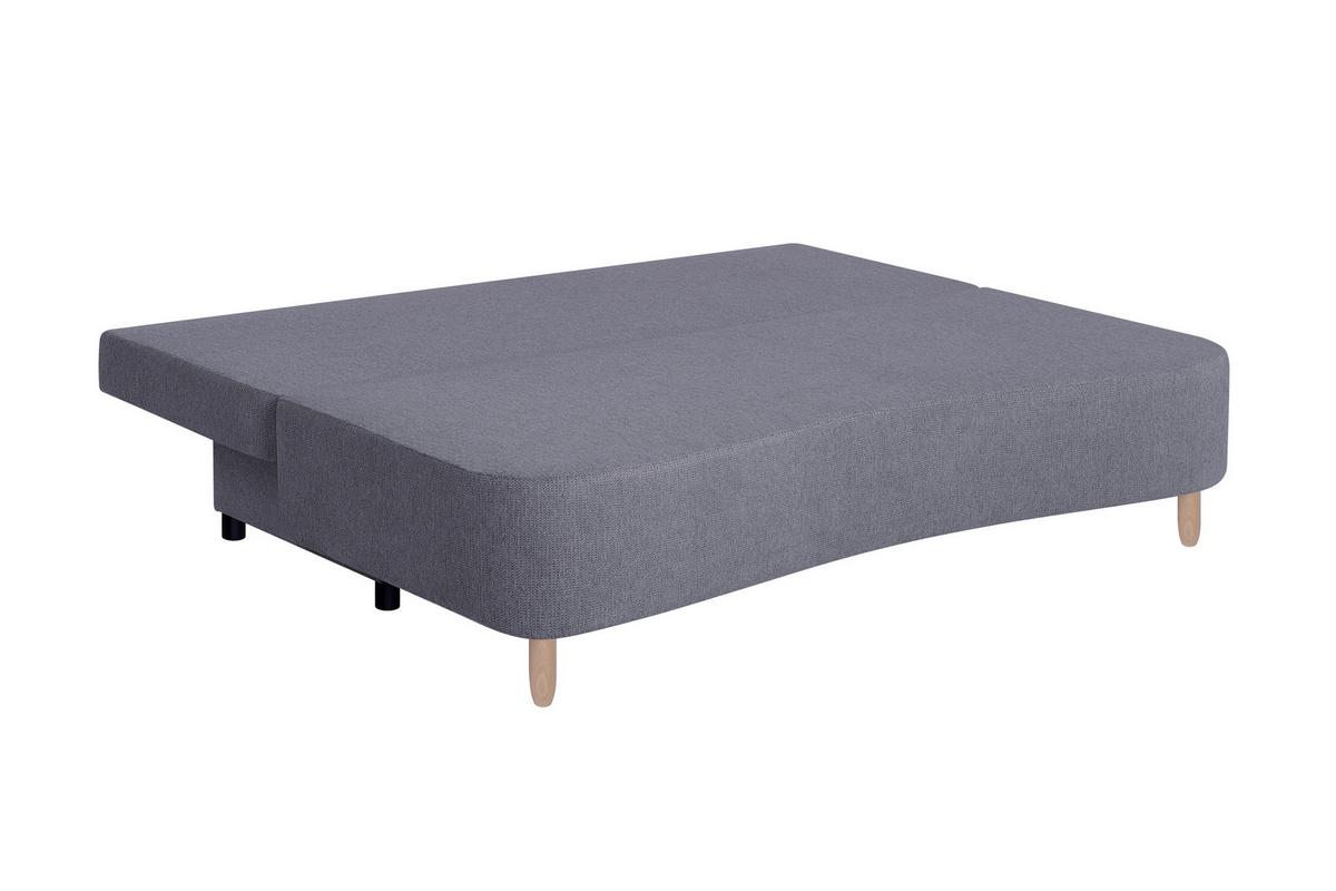 Schlafsofa mit Bettkasten Lara Mokka - Buchefarben/Schwarz, Design, Holzwerkstoff/Textil (193/86/85cm) - P & B