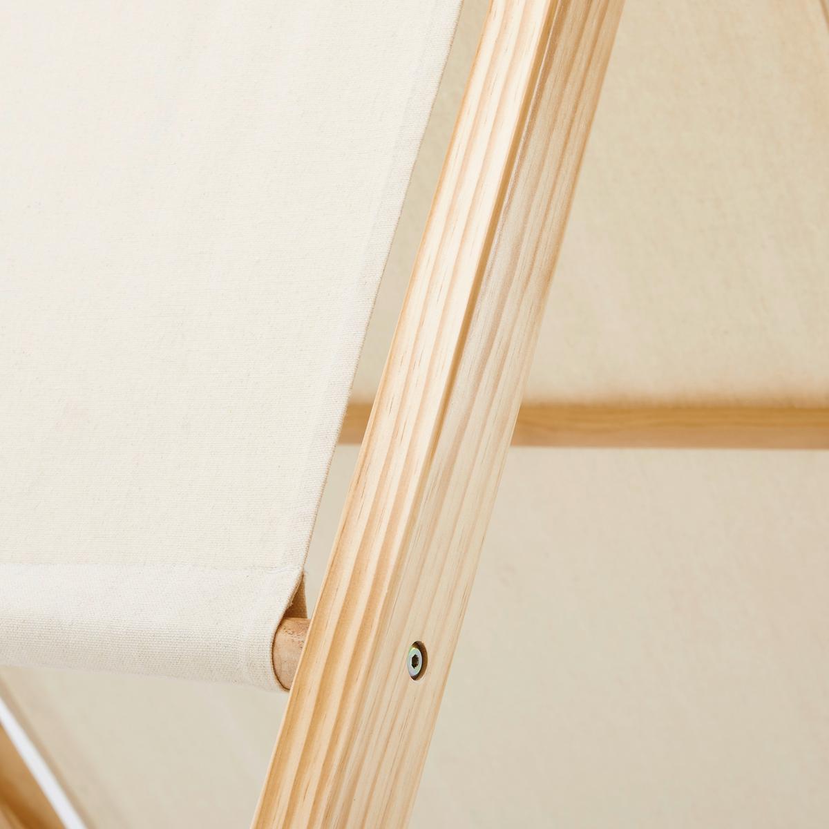 Postel pro děti POPPY přirodní barva - bílá/přírodní barvy, Moderní, dřevo (208/149/100cm) - Bessagi Kids