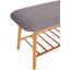Sitzbank Hagen 90cm Grau/bambus - Naturfarben/Grau, MODERN, Holz/Textil (90/44/34cm) - Ombra Sitzbank Hagen 90cm Grau/bambus - Naturfarben/Grau, MODERN, Holz/Textil (90/44/34cm) - Ombra