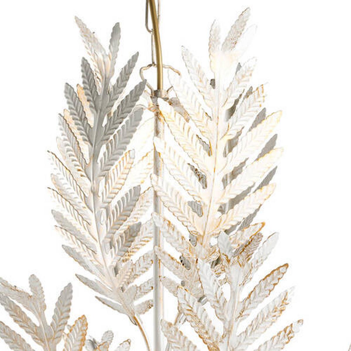 Hängeleuchte 4996/5a - Weiß, Natur, Metall (55/105cm)