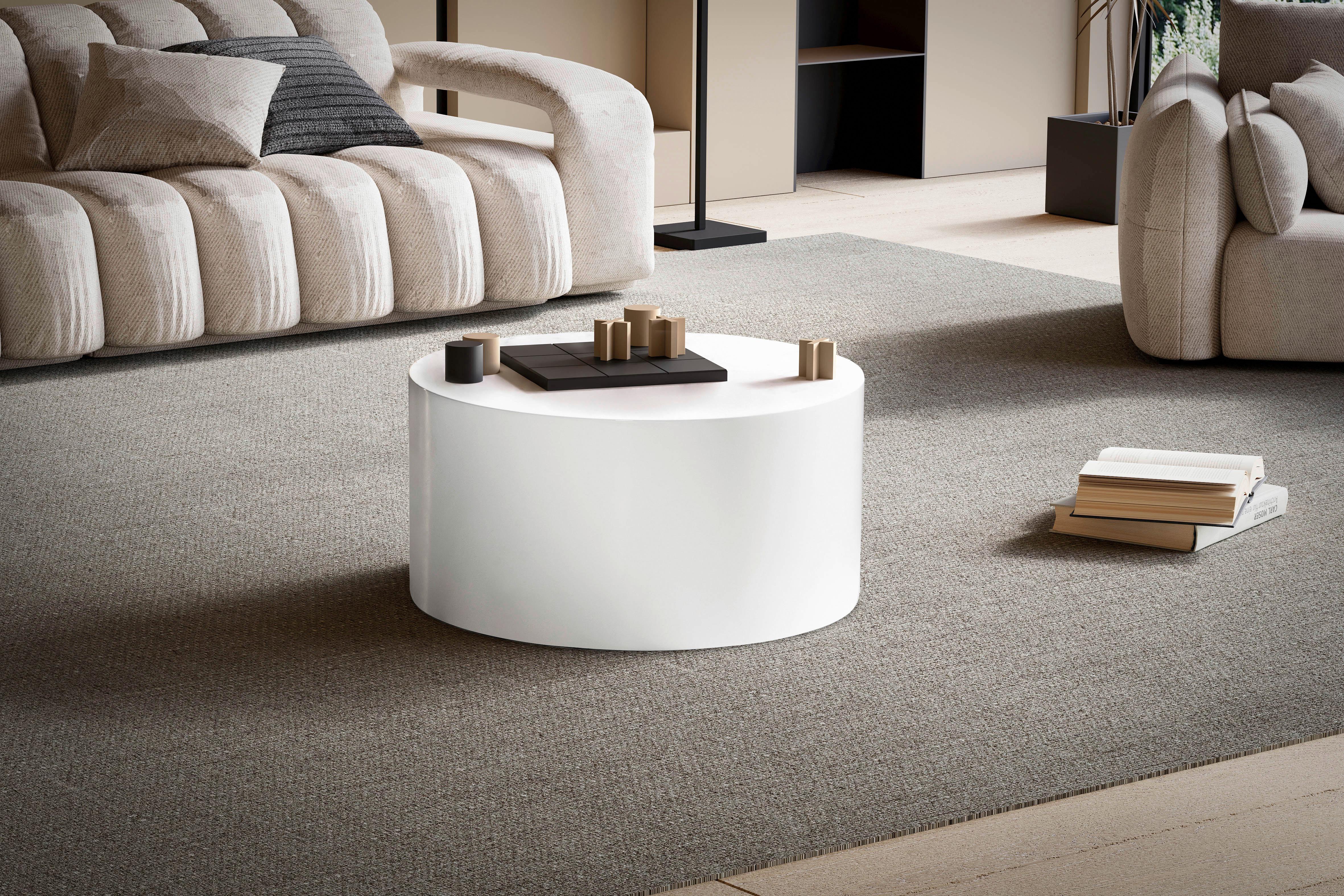 Couchtisch Monobloc - Weiß Hochglanz, LIFESTYLE, Holzwerkstoff (60/60/30cm) - Livetastic