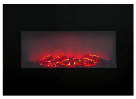 Elektrokamin 1800w Schwarz 3 Heizstufen Flammeff Memphis - Schwarz, MODERN, Glas/Metall (66/46/13cm) Elektrokamin 1800w Schwarz 3 Heizstufen Flammeff Memphis - Schwarz, MODERN, Glas/Metall (66/46/13cm)