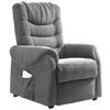 Fernsehsessel Nino Dunkelgrau B: 76 cm - Dunkelgrün/Dunkelgrau, Design, Textil (76/106/94cm) - Livetastic