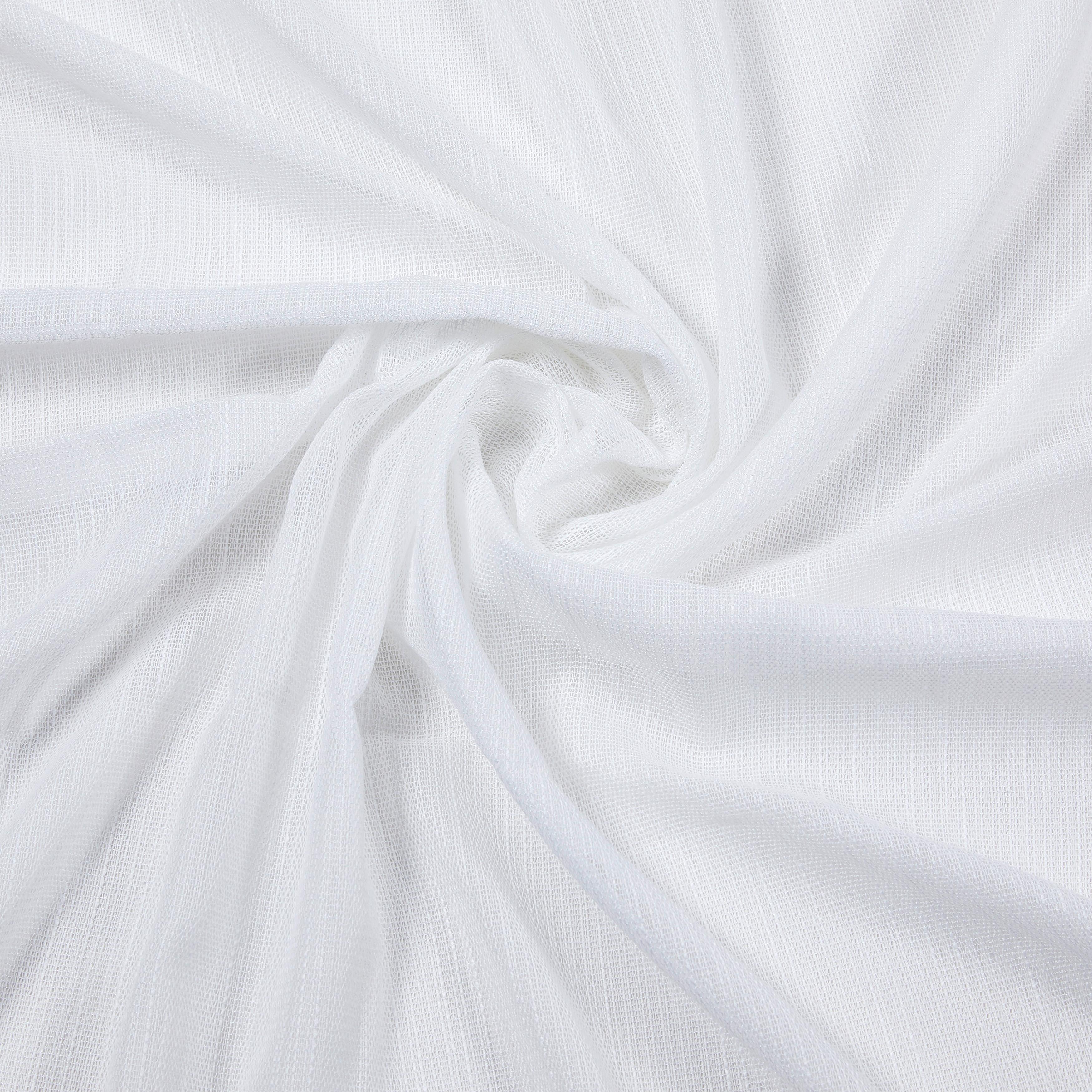 HOTOVÝ ZÁVES Eva, 140/255cm, biela - biela, Romantik / Landhaus, textil (140/255cm) - Premium Living