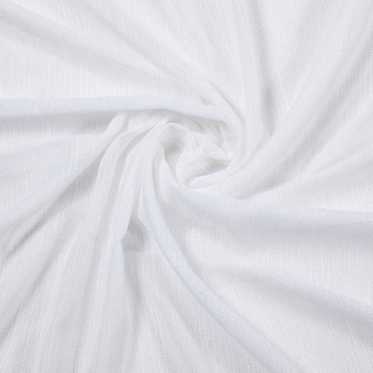 HOTOVÝ ZÁVES Eva, 140/255cm, biela - biela, Romantik / Landhaus, textil (140/255cm) - Premium Living