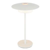 Akku-Tischleuchte 21024w mit Wandhalterung - Weiß, Design, Kunststoff/Metall (18/30cm) - Globo