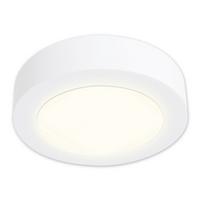 Led-deckenleuchte Ø 17 Cm 1-Flammig Rund - Weiß, Design, Kunststoff/Metall (17/4cm) - Näve