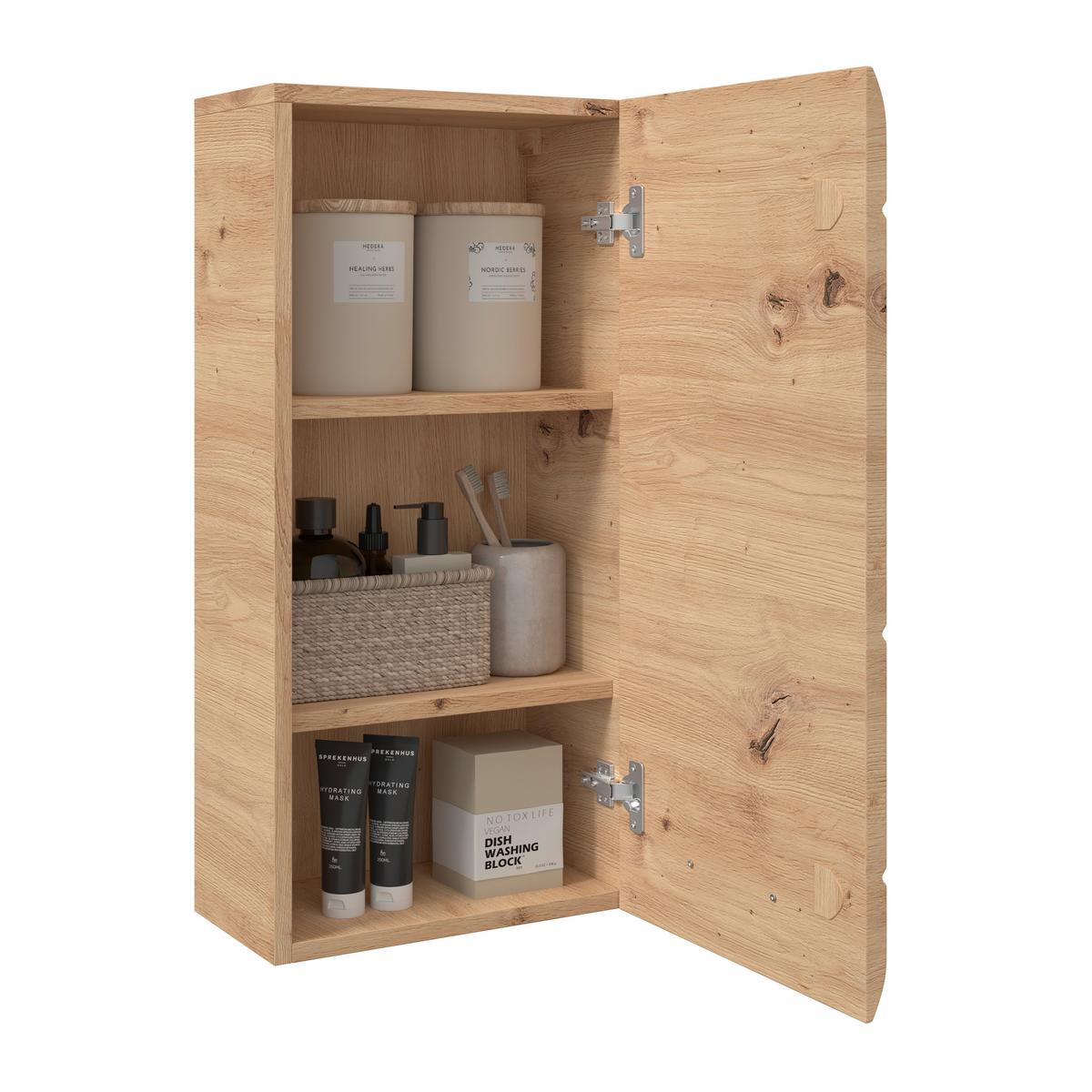 Hängeschrank mit Türdämpfung Avensis B: 35cm, Eiche Dekor - Eichefarben, MODERN, Holzwerkstoff (35/72/20,5cm) - Luca Bessoni