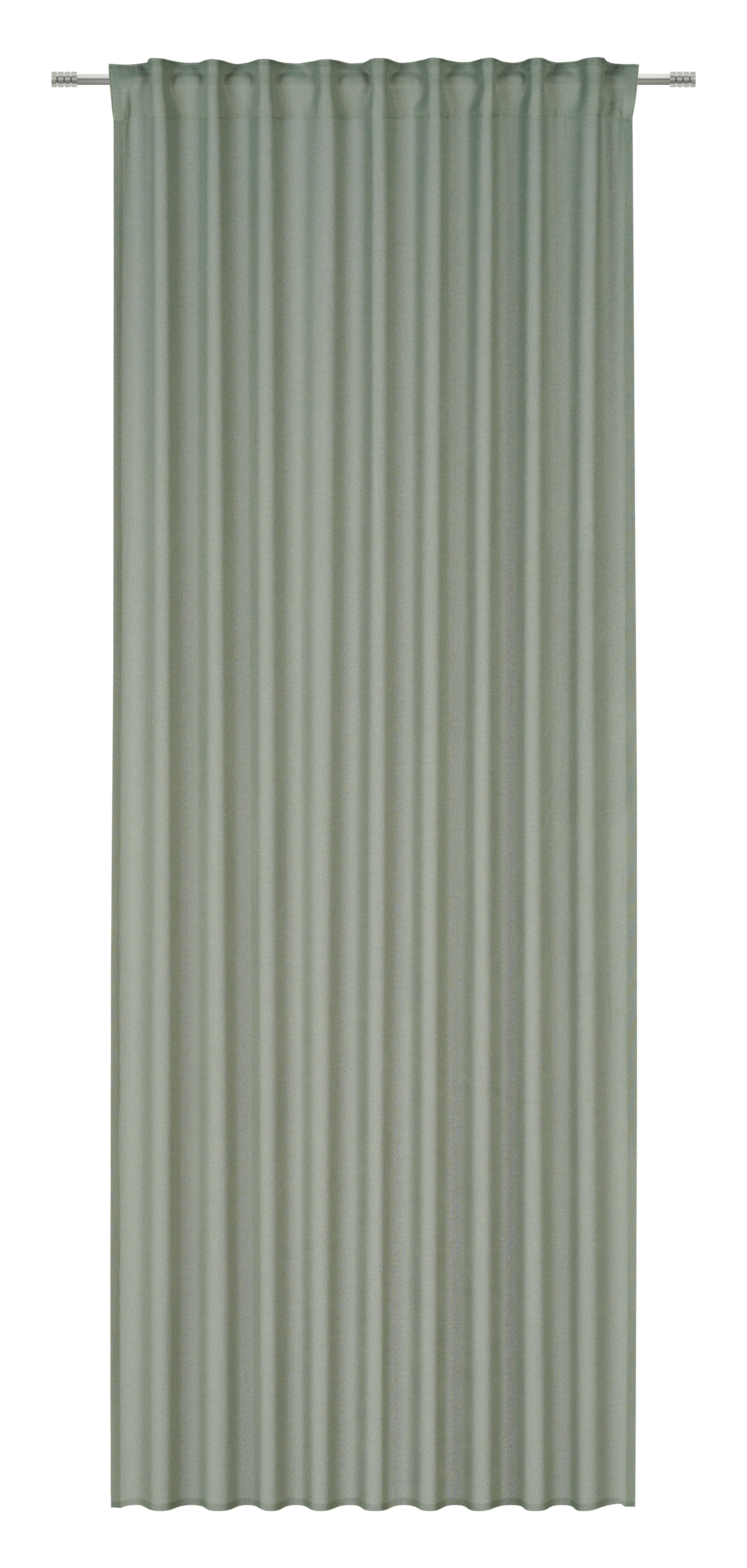 HOTOVÝ ZÁVĚS BEN - zelená, Moderní, textil (135/245cm) - Modern Living