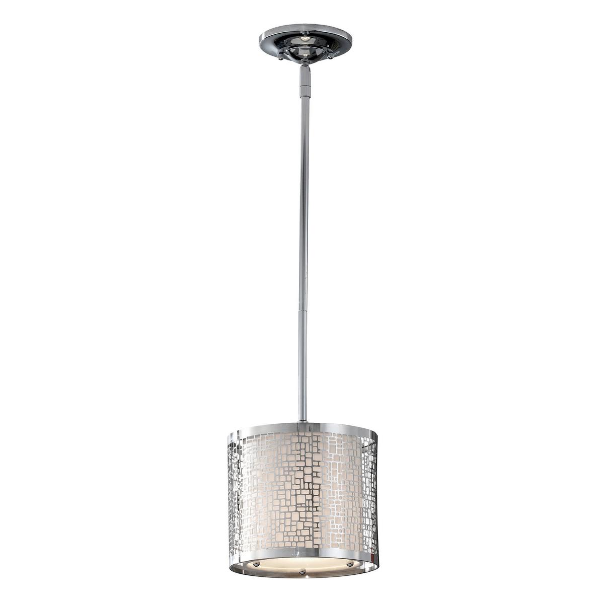 Hängeleuchte Fe-Joplin-Mp - Chromfarben, Design, Metall (20.3/24.1cm) - Elstead Lighting