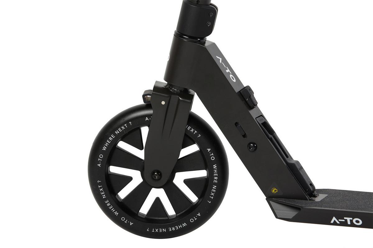 Kickscooter Ultimo Schwarz Ø 200 mm - Schwarz, KONVENTIONELL, Metall (94/36/100cm)
