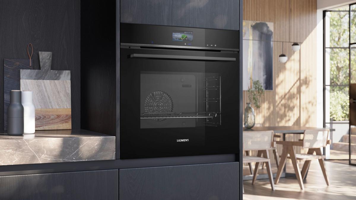 EINBAUBACKOFEN HR736G1B1 - Schwarz, MODERN (59,4/59,5/54,8cm) - Siemens