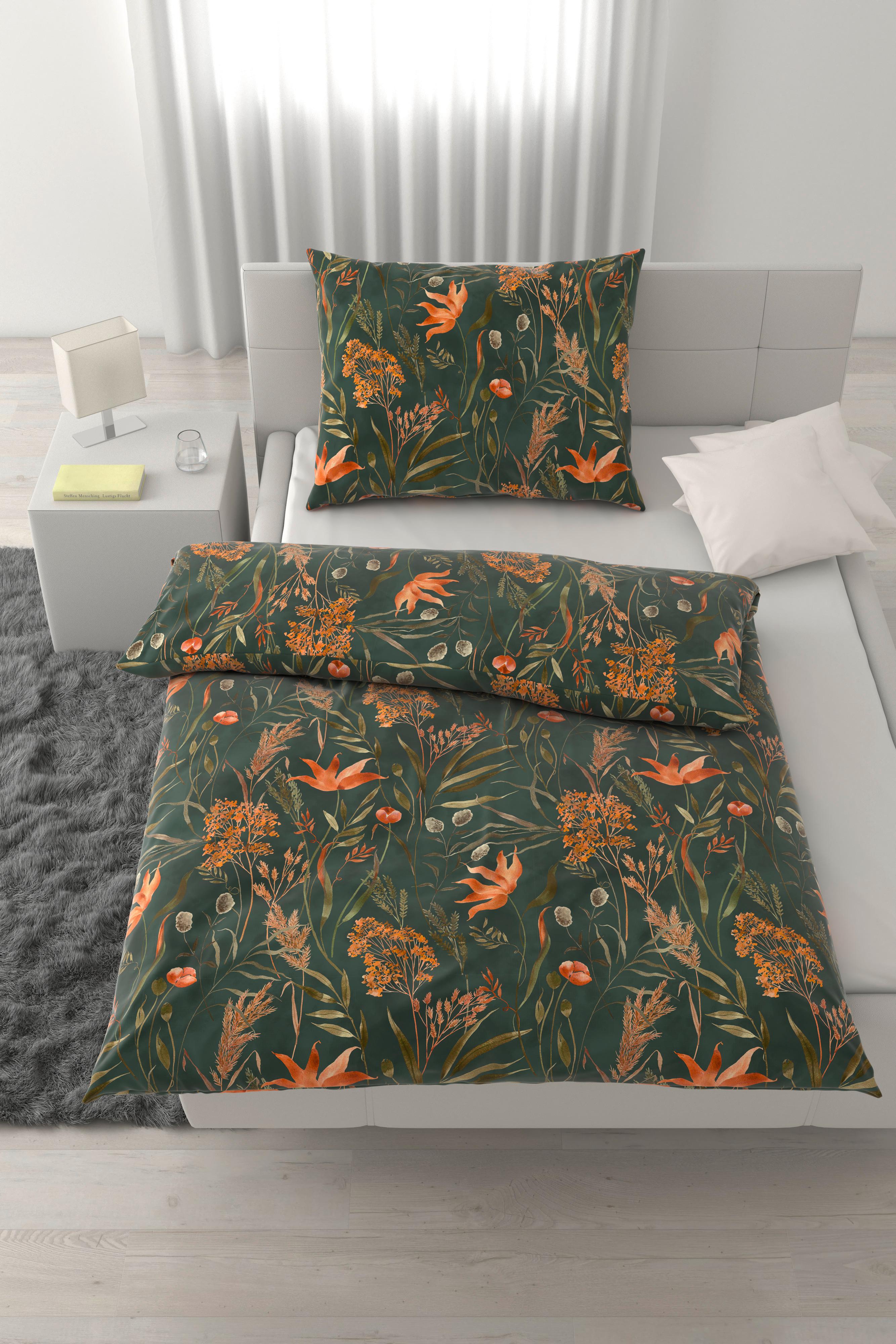 POVLEČENÍ NORA - zelená, Moderní, textil (140/200cm) - Mömax