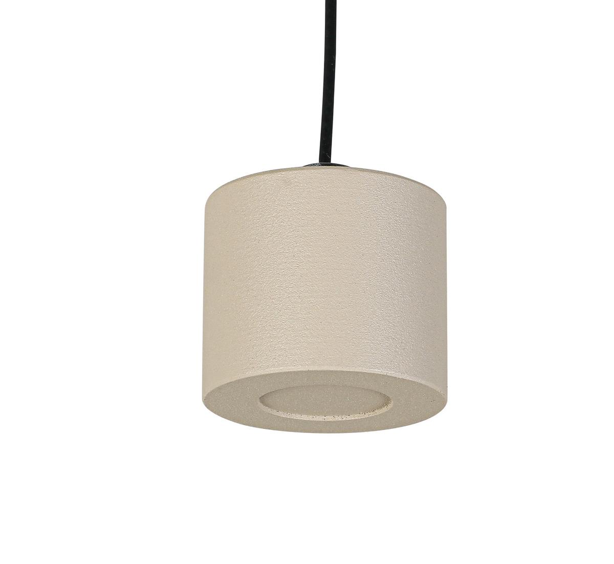 ZÁVĚSNÉ SVÍTIDLO SUSO - pískové barvy, Moderní, kov/plast (3,8/3,8/150cm) - Mömax