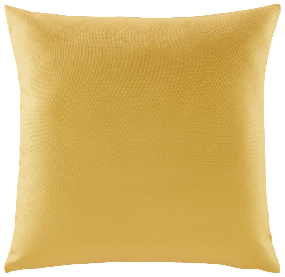 Loungekissen Rückenkissen Ibiza 45x45 cm Honig, Waschbar - Honig, MODERN, Textil (45/45cm) - Luca Bessoni