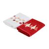 Gästehandtuchset Johanna - 2er Pack - Rot/Weiß, ROMANTIK / LANDHAUS, Textil (30/50cm) - James Wood