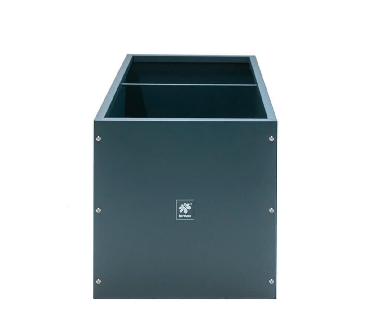 Pflanzentopf Pflanzkasten 100x50x50 - Anthrazit, Basics, Metall (50/50/100cm)