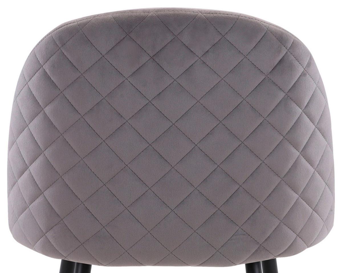 Kárpitozott Szék Torres - fekete/sötétszürke, Modern, textil/fa (51/79/58cm) - MID.YOU