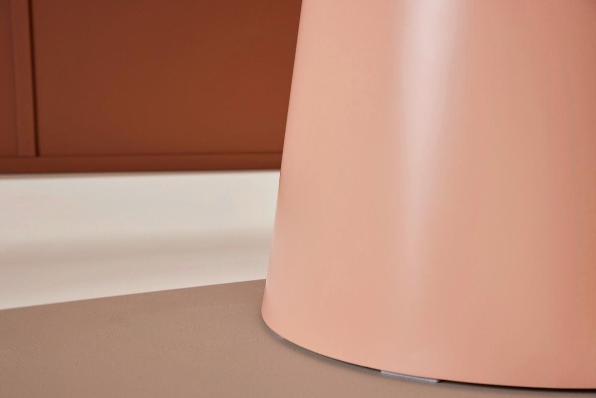 Esstisch Lanzo Orange Dxh: 120x75 Cm - Orange, MODERN, Holz (120/75cm) - Livetastic