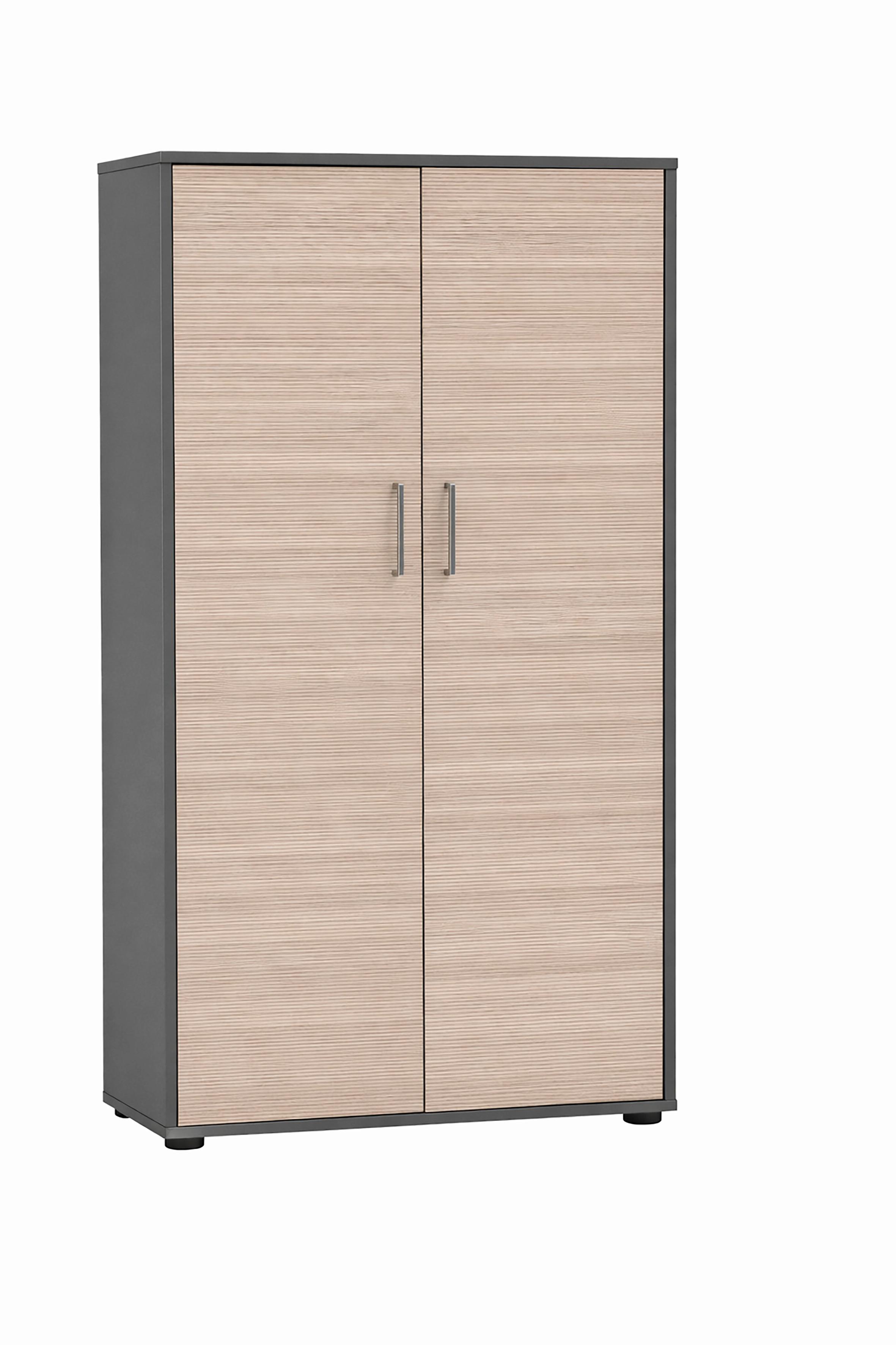 AKTENSCHRANK Metz Anthrazit/Beige B: 80,1cm - Beige/Anthrazit, MODERN, Holzwerkstoff (80,1/150/38,2cm) - MID.YOU