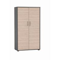 AKTENSCHRANK Metz Anthrazit/Beige B: 80,1cm - Beige/Anthrazit, MODERN, Holzwerkstoff (80,1/150/38,2cm) - MID.YOU
