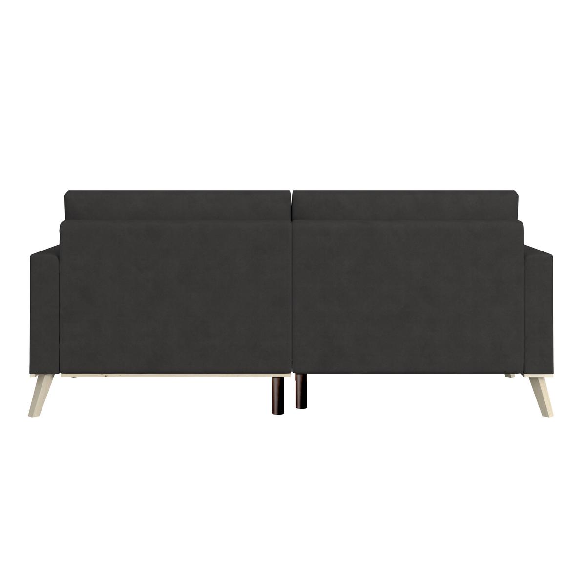 Ecksofa Carini - Eichefarben/Creme, Basics, Textil (222/152cm)