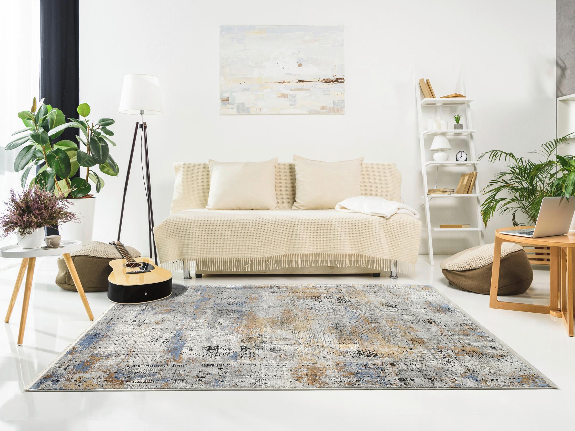 Webteppich Le Mans 67x130 cm - Multicolor, Design, Textil (67/130cm) - Dieter Knoll