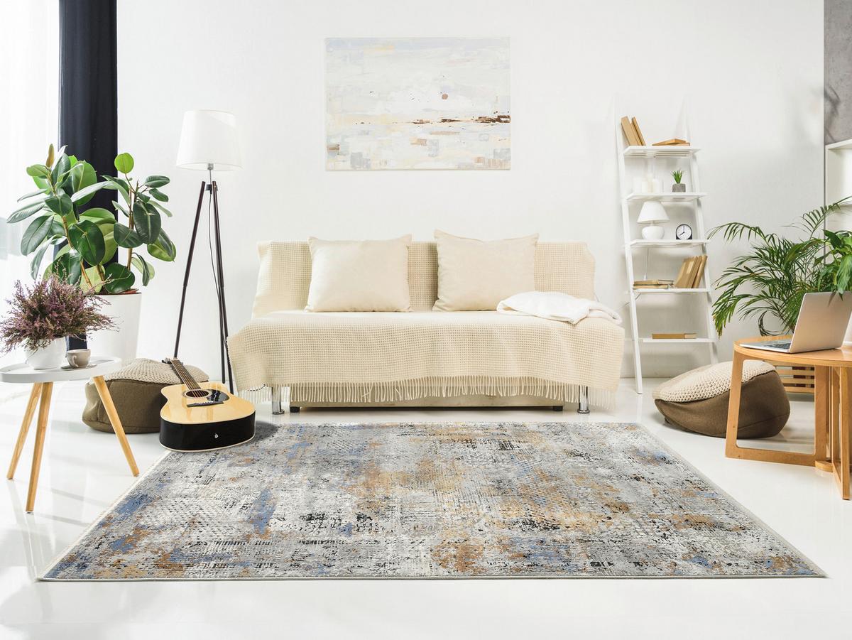 Webteppich Le Mans 67x130 cm - Multicolor, Design, Textil (67/130cm) - Dieter Knoll