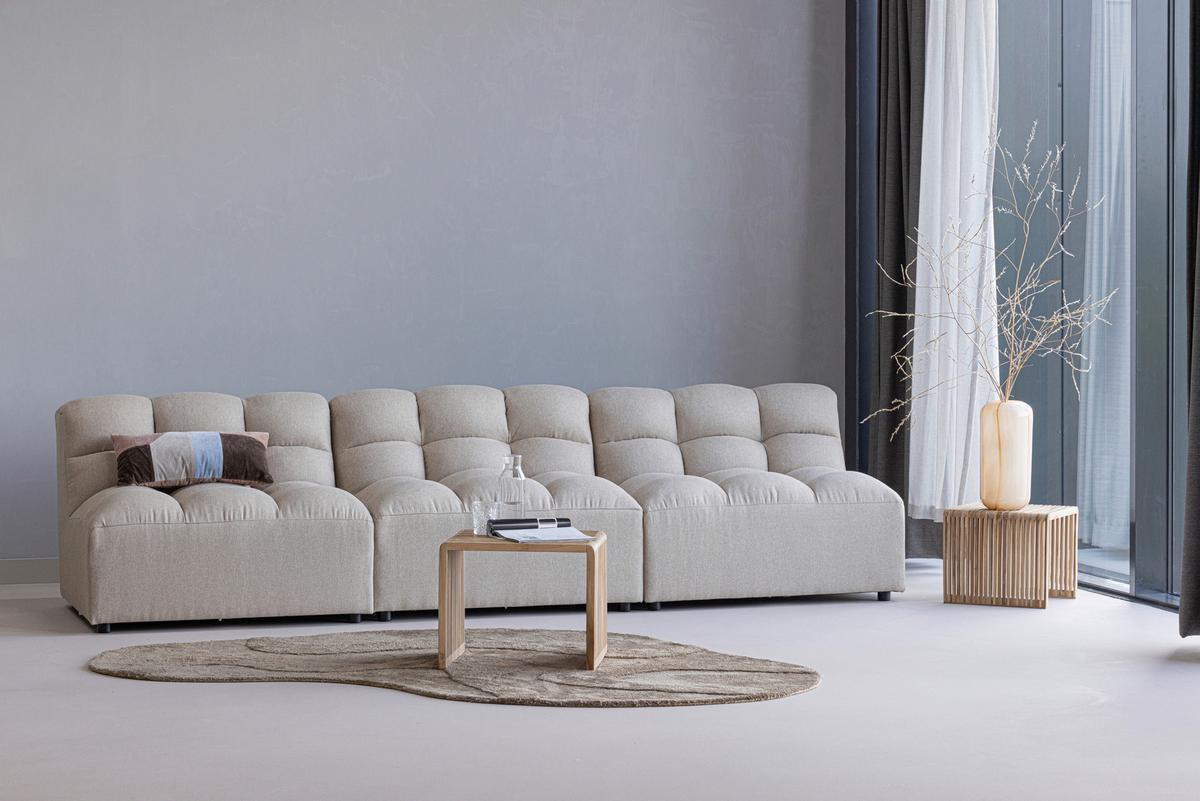 Beistelltisch Jasmijn Naturfarben B: 55 cm - Naturfarben, Design, Holz (55/30/55cm) - Livetastic