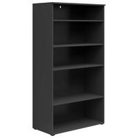 Regál MULTISTAURAUM š: 80cm - grafitová/antracitová, Modern, kompozitné drevo/plast (80/147/40cm)