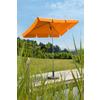 Sonnenschirm Locarno BxHxT: 120x240x180 cm Orange - Silberfarben/Orange, Basics, Textil/Metall (120/240/180cm) - Schneider