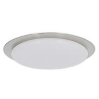LED-Deckenleuchte Auckland Ø 42 cm dimmbar mit Sternenhimmel - Chromfarben/Weiß, Basics, Kunststoff/Metall (42cm) - Näve
