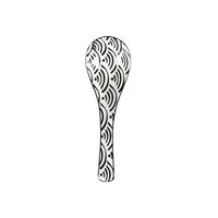 Lžíce Shiva - bílá/černá, Lifestyle, keramika (13,8/4,3/2,8cm) - Mömax