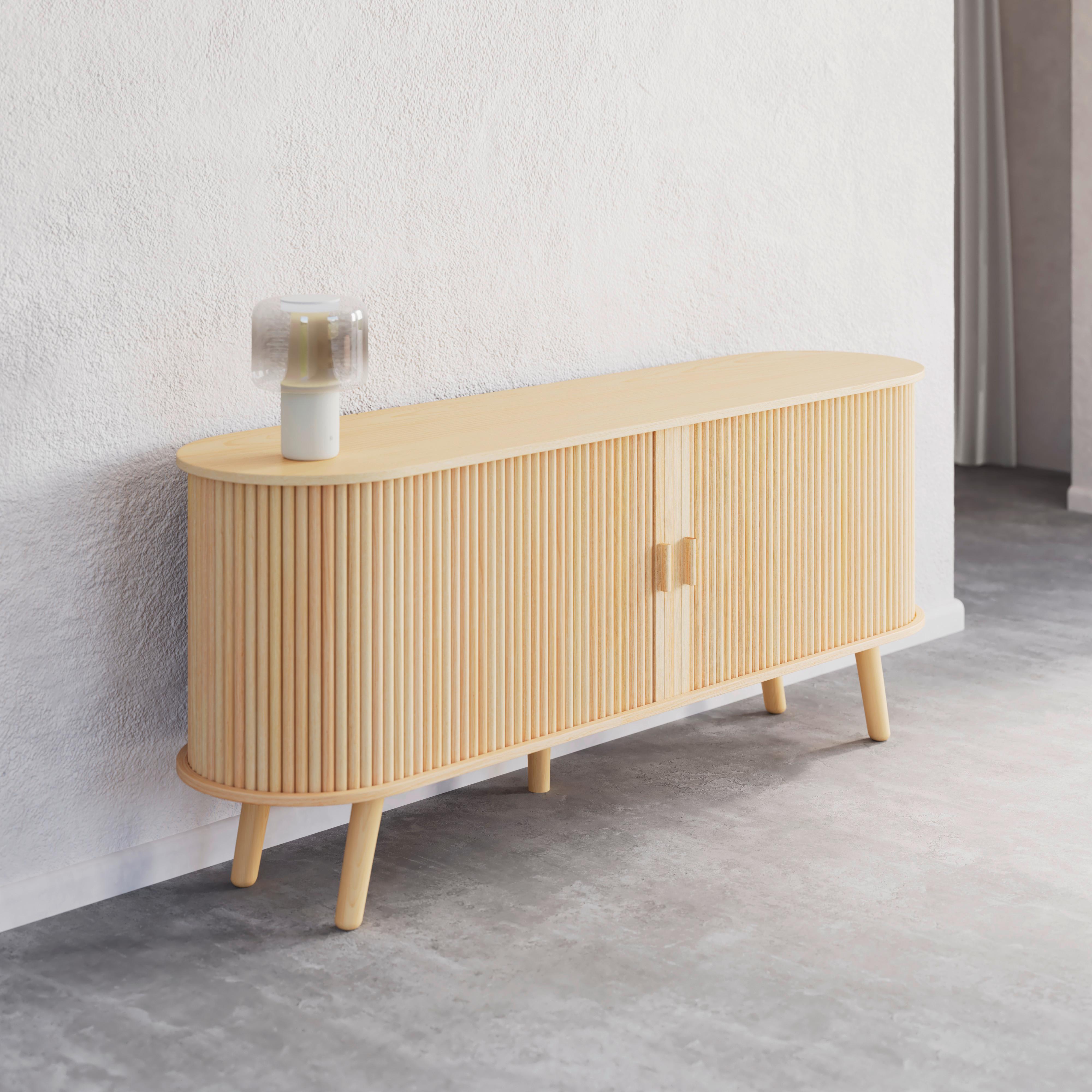 Komoda ENNIO - farba duba, Modern, drevo/kompozitné drevo (160/80/40cm) - Bessagi Home