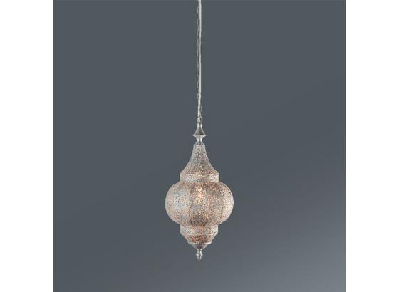 Závesná Lampa Orient 2 -top- - farby striebra, Štýlový, kov (21/43cm) - MÖMAX modern living Závesná Lampa Orient 2 -top- - farby striebra, Štýlový, kov (21/43cm) - MÖMAX modern living