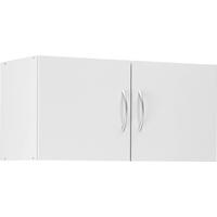 NADSTAVEC NA SKRIŇU MRK - biela/hliníková, Konventionell, kompozitné drevo/plast (80/40/40cm) - Mömax