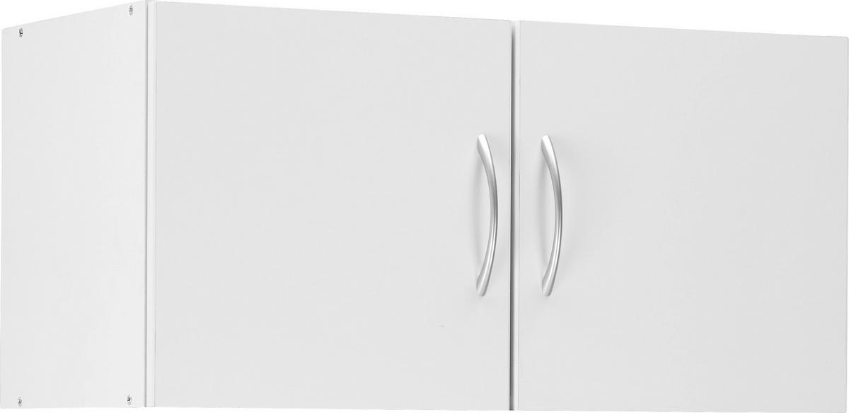 NADSTAVEC NA SKRIŇU MRK - biela/hliníková, Konventionell, kompozitné drevo/plast (80/40/40cm) - Mömax