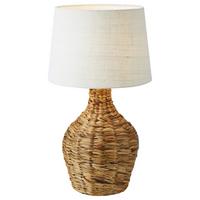 Tischleuchte Timerfunktion, 40w - Naturfarben/Weiß, Basics, Naturmaterialien (32/58/32cm) - Markslöjd