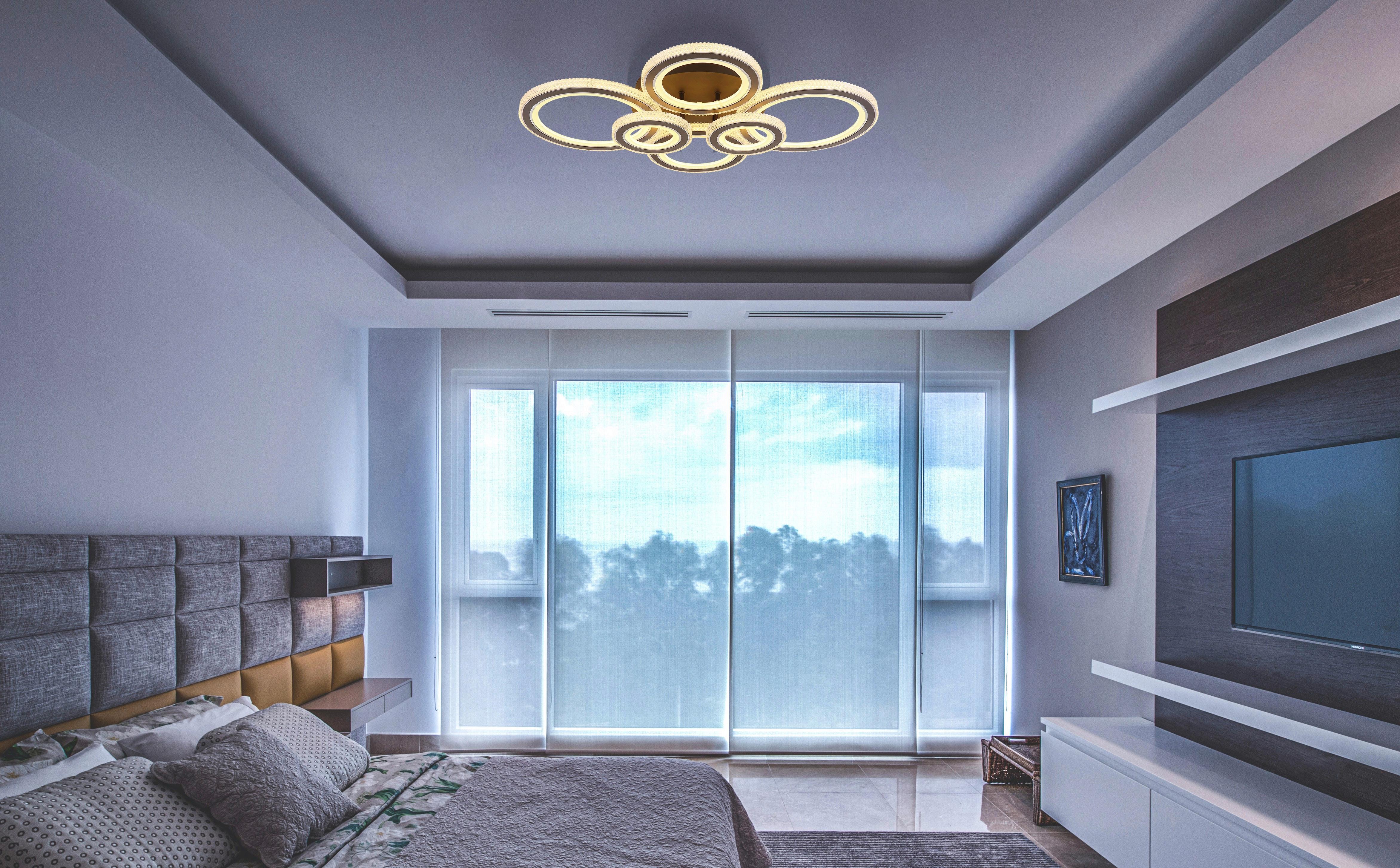 Led Mennyezeti Lámpa 67338a-60 Kora - fekete/antracit, Design, műanyag/fém (78/56/12cm) - Globo