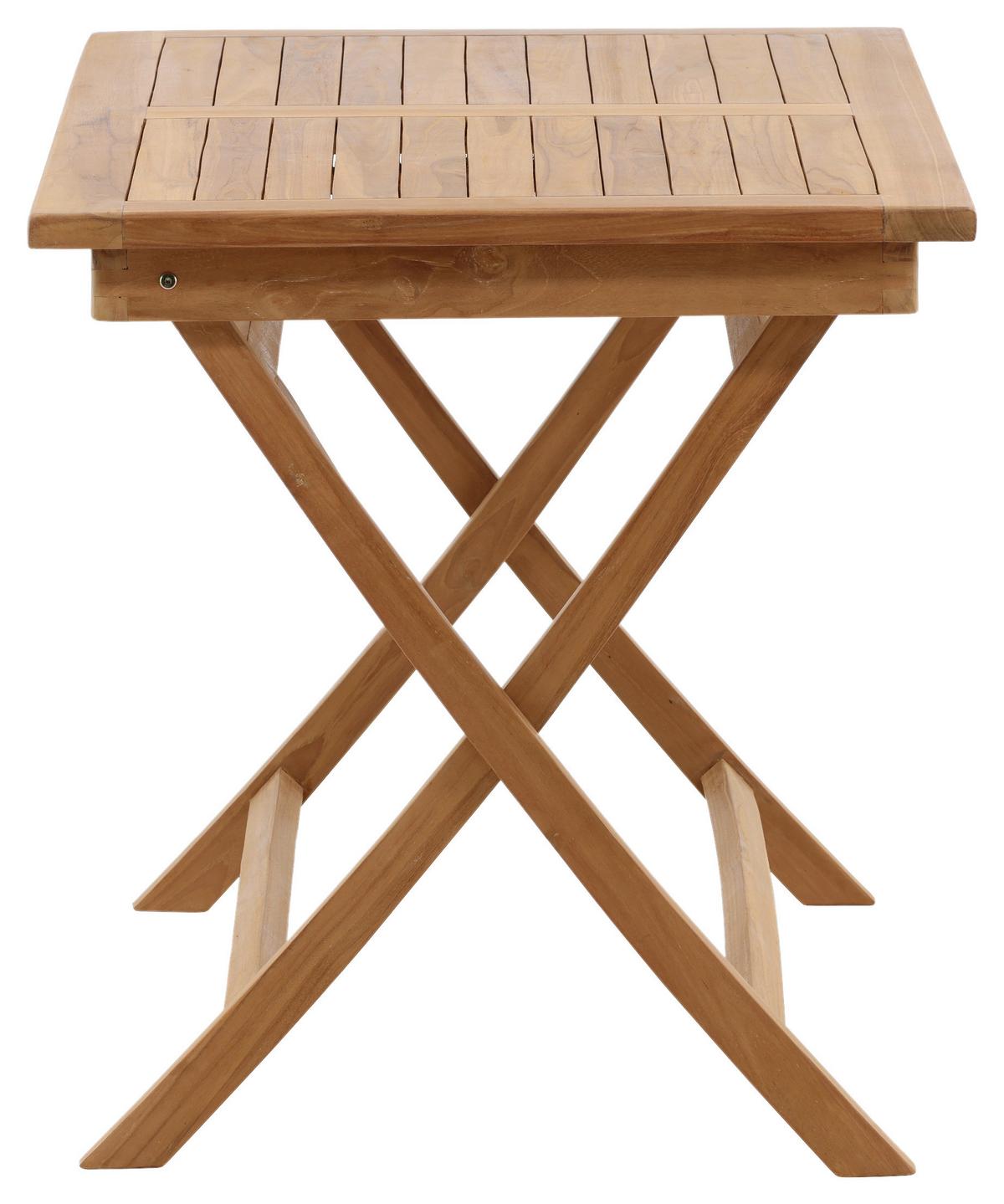 Gartentisch Kenya Teakholz L: 120cm - Teakfarben, KONVENTIONELL, Holz (120/70/75cm) - Gardenson