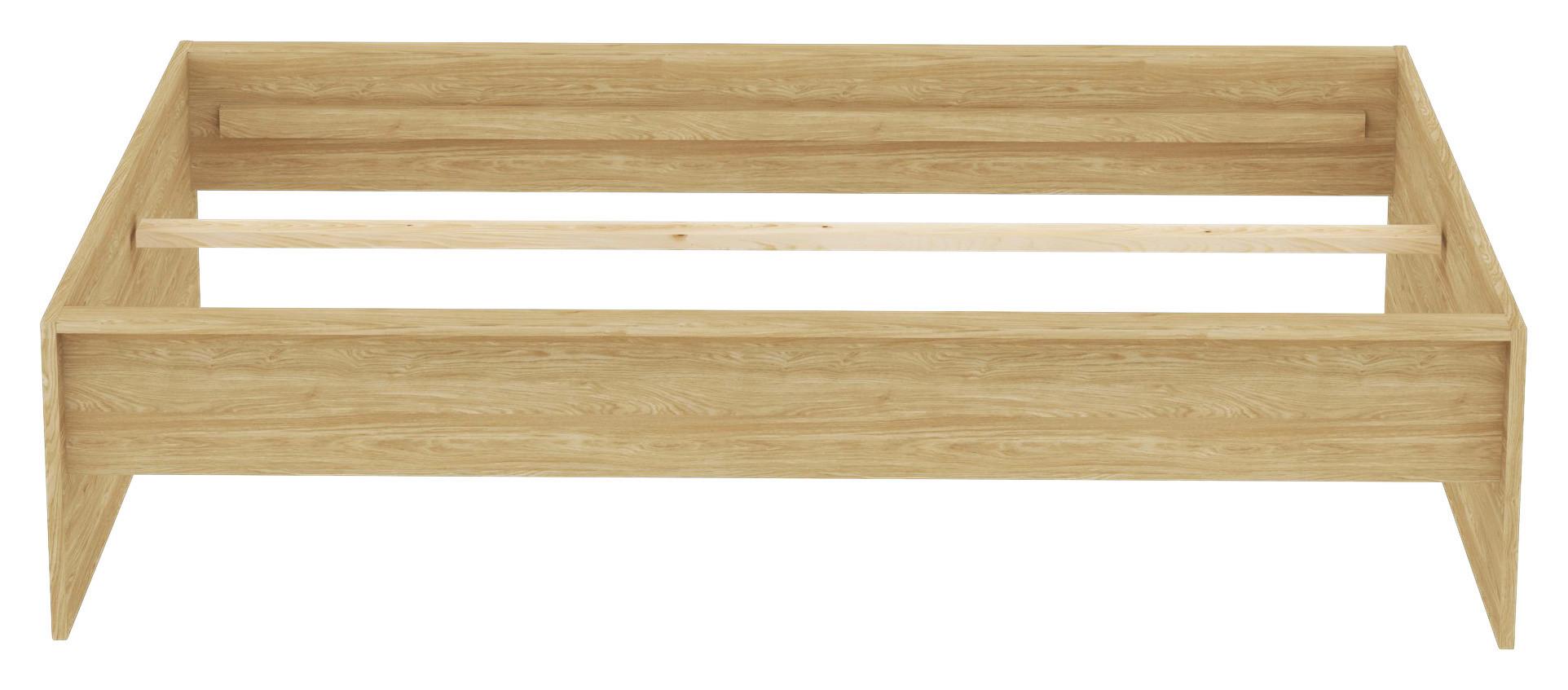 POSTEĽNÝ RÁM UNIT 140 - farba duba, Konventionell, kompozitné drevo (140/200cm) - Ondega