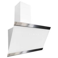 Dunstabzugshaube Respekta Bxh: 59,5-74,2-109,2 Cm - Weiß, Trend, Glas/Metall (59,5/74,2-109,2/38,5cm) - Respekta