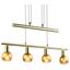 Hängeleuchte Tigre - Goldfarben, MODERN, Glas/Metall (61/8/160cm) Hängeleuchte Tigre - Goldfarben, MODERN, Glas/Metall (61/8/160cm)