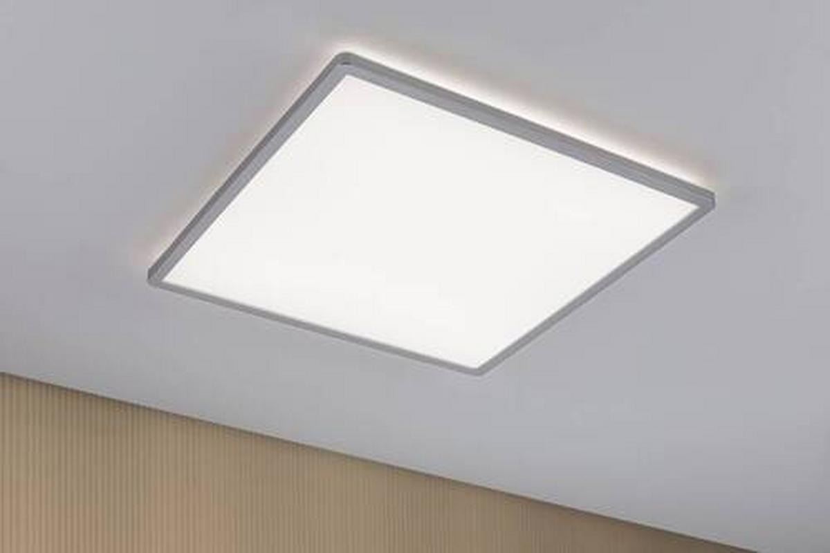 LED-Paneel L: 42 cm dimmbar - Chromfarben, Basics, Kunststoff (42/42/2,8cm) - Paulmann