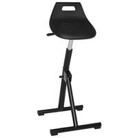 Stehhilfe Top Work 31 Schwarz - Schwarz, MODERN, Kunststoff/Metall (50/83/25cm) - MID.YOU